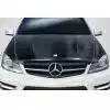 2012-2014 Mercedes C Class W204 Carbon Creations C63 Look Hood - 1 Piece - Image 1