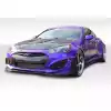 2010-2016 Hyundai Genesis Coupe 2dr Duraflex Circuit 75 MM Fender Flare Kit - 4 Piece - Image 8