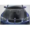 2011-2013 BMW 3 Series E92 2dr E93 Convertible Carbon Creations M3 Look Hood - 1 Piece - Image 1