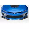 2016-2018 Chevrolet Camaro V8 Duraflex Grid Front Bumper Air Duct Extensions Add Ons Spat Extensions - 2 Piece - Image 5