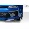 2016-2018 Chevrolet Camaro V8 Duraflex Grid Front Bumper Air Duct Extensions Add Ons Spat Extensions - 2 Piece - Image 6