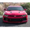 2016-2018 Chevrolet Camaro V8 Duraflex Grid Front Bumper Air Duct Extensions Add Ons Spat Extensions - 2 Piece - Image 2