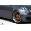 2003-2007 Infiniti G Coupe G35 Duraflex Circuit 75mm Front Fender Flare Caps ( Non Sport Version ) - 2 Piece - Image 3