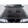 1987-1993 Ford Mustang Carbon Creations Heat Extractor Hood - 1 Piece - Image 1