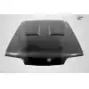 1987-1993 Ford Mustang Carbon Creations Heat Extractor Hood - 1 Piece - Image 3