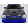 2005-2010 Jeep Grand Cherokee Carbon Creations DriTech Viper Look Hood - 1 Piece - Image 1