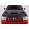 2005-2010 Jeep Grand Cherokee Carbon Creations DriTech Hellcat look Hood - 1 Piece - Image 1