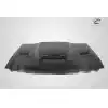 2005-2010 Jeep Grand Cherokee Carbon Creations DriTech Hellcat look Hood - 1 Piece - Image 3