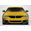 2014-2020 BMW 4 Series F32 Carbon Creations DriTech M Performance Look Front Spoiler Splitters - 3 Piece (S) - Image 1