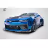 2016-2018 Chevrolet Camaro Carbon Creations DriTech Grid Front Bumper Air Duct Extensions Add Ons Spat Extensions - 2 Piece - Image 6