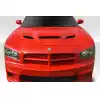 2006-2010 Dodge Charger Duraflex Hellcat Look Hood - 1 Piece - Image 1