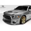 2011-2014 Dodge Charger Duraflex Hellcat Look Hood - 1 Piece - Image 3