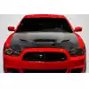 2011-2014 Dodge Charger Carbon Creations DriTech Hellcat Look Hood - 1 Piece - Image 1