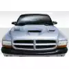 1997-2004 Dodge Dakota 1998-2003 Durango Duraflex Hellcat Look Hood - 1 Piece - Image 1