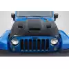 2007-2018 Jeep Wrangler Carbon Creations DriTech Hellcat Look Hood - 1 Piece - Image 1