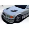 1992-1998 BMW 3 Series M3 E36 2DR Duraflex GTR Hood - 1 Piece - Image 2