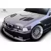 1992-1998 BMW 3 Series M3 E36 4DR Duraflex GTR Hood - 1 Piece - Image 2