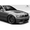 1999-2003 BMW 3 Series E46 2DR Duraflex GTR Hood - 1 Piece - Image 2