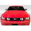 2005-2009 Ford Mustang Duraflex CVX Hood - 1 Piece - Image 1