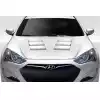 2013-2016 Hyundai Genesis Coupe 2DR Duraflex TS-1 Hood - 1 Piece - Image 1