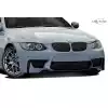 2007-2010 BMW 3 Series E92 2dr E93 Convertible Couture Polyurethane 1M Look Front Bumper - 1 Piece - Image 2