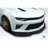 2016-2018 Chevrolet Camaro V8 Duraflex Arsenal Front Lip Spoiler - 3 Piece - Image 2