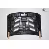 2007-2013 Chevrolet Silverado Carbon Creations Viper Look Hood - 1 Piece - Image 2