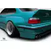 1992-1998 BMW 3 Series M3 E36 2DR Duraflex Circuit Rear Fender Flares (70mm) - 2 Piece - Image 2