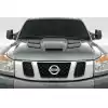 2004-2015 Nissan Titan / Armada Duraflex Viper Look Hood - 1 Piece - Image 1