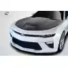 2016-2024 Chevrolet Camaro Carbon Creations TS-1 Hood - 1 Piece - Image 2