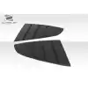 2015-2023 Ford Mustang Duraflex CVX Rear Window Scoops Louvers - 2 Piece (S) - Image 1