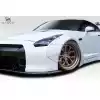 2009-2021 Nissan GT-R R35 Duraflex LBW Front Fender Flares - 4 Piece - Image 2