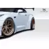 2009-2021 Nissan GT-R R35 Duraflex LBW Rear Fender Flares - 4 Piece - Image 2