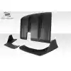 2009-2016 Nissan GT-R R35 Duraflex LBW Rear Diffuser / Splitters - 3 Piece - Image 4