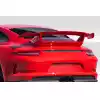 2012-2015 Porsche 911 Carrera 991 Eros GT3 Look Wing ( includes brake light ) - 1 Piece - Image 1