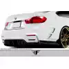 2014-2020 BMW 4 Series F32 AF-1 Wide Body Rear Diffuser ( GFK ) - 4 Piece ( Must be used with Couture M4 Look Rear Bumper ) (S) - Image 2