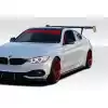 2014-2020 BMW 4 Series F32 AF-1 Wide Body Side Spliters ( GFK ) - 2 Piece ( Must be used with Couture M Sport Look Side Skirts ) (S) - Image 1