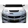 2003-2006 Mitsubishi Lancer Evolution 8 9 Duraflex C-1 Hood - 1 Piece - Image 1