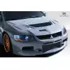 2003-2006 Mitsubishi Lancer Evolution 8 9 Duraflex C-1 Hood - 1 Piece - Image 2