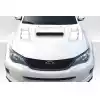 2008-2011 Subaru Impreza 2008-2014 WRX STI Duraflex C-1 Hood - 1 Piece - Image 1