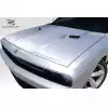 2008-2023 Dodge Challenger Duraflex SRT Look Hood - 1 Piece - Image 3