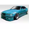 1992-1998 BMW 3 Series M3 E36 2DR Duraflex Circuit Wide Body Kit - 8 Piece - Image 1