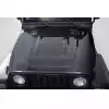 1997-2006 Jeep Wrangler Carbon Creations Heat Reduction Hood (fits all models without highline fenders) - 1 Piece - Image 1