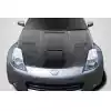 2003-2006 Nissan 350Z Z33 Carbon Creations Vader Hood - 1 Piece - Image 1