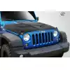 2007-2018 Jeep Wrangler Carbon Creations Viper Look Hood - 1 Piece - Image 2