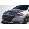 2013-2016 Dodge Dart Carbon Creations Hellcat Look Hood - 1 Piece - Image 1