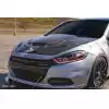 2013-2016 Dodge Dart Carbon Creations Hellcat Look Hood - 1 Piece - Image 2