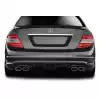 2008-2011 Mercedes C Class W204 / C63 AF-1 Rear Diffuser ( GFK ) - 1 Piece - Image 1