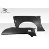 2005-2013 Chevrolet Corvette C6 Duraflex ZR1 Look Rear Fenders - 2 Piece - Image 3