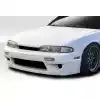 1995-1996 Nissan 240SX S14 Duraflex RBS V1 Front Bumper - 1 Piece - Image 2